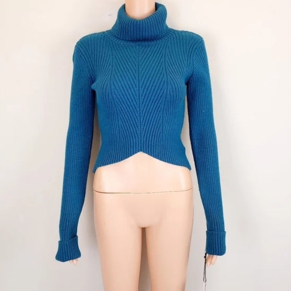 Sincerely Jules Turtleneck long sleeve Cropped Sweater